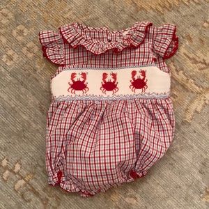 Shrimp and grits smocked crab bubble